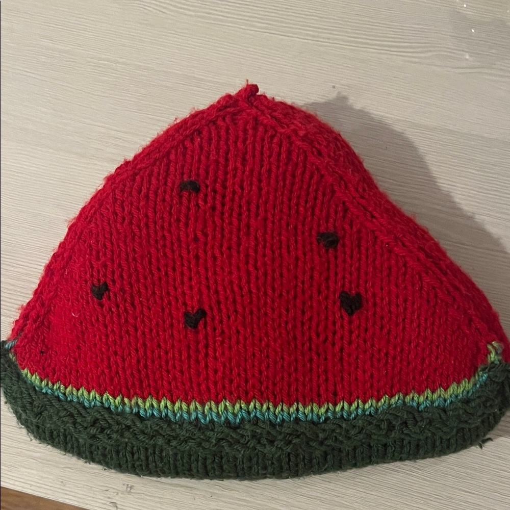 Hand made Watermelon crochet plush toy